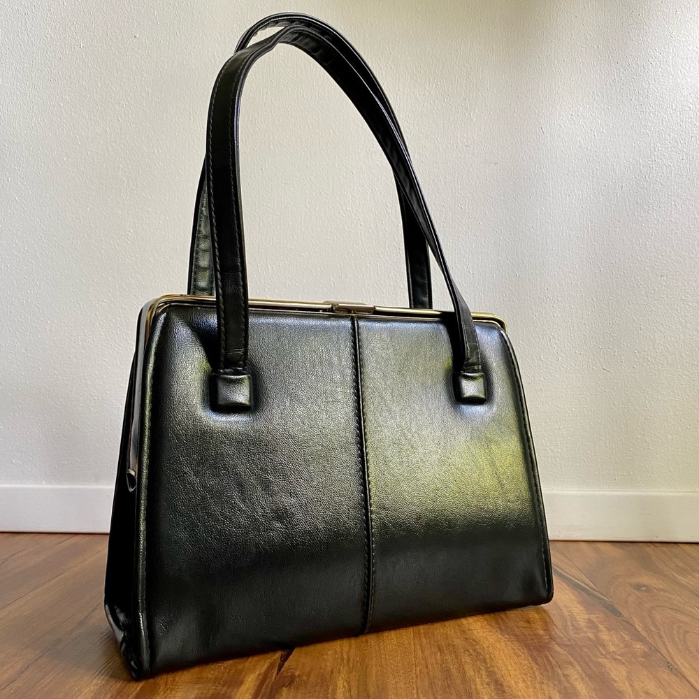 VTG 1960s Leather Handbag